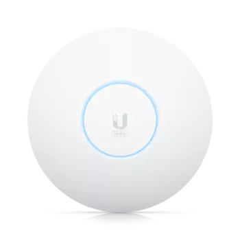 Точка доступа Ubiquiti UniFi 6 Enterprise LAN 2.5 Гбит/с, 802.11a/b/g/n/ac/ax, 2.4 / 5 ГГц, до 5.38 Гбит/с, внутренних антенн: 1x6 дБи, PoE (U6-Enterprise)