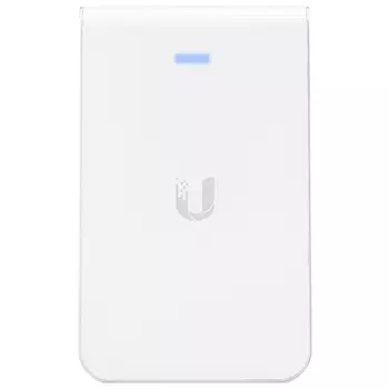 Точка доступа Ubiquiti UniFi AC In-Wall, LAN: 3x100 Мбит/с, 802.11a/b/g/n/ac, 2.4 / 5 ГГц, до 867 Мбит/с, внутренних антенн: 1x1dBi, PoE (UAP-AC-IW)
