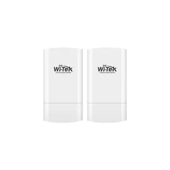 Точка доступа Wi-Tek WI-CPE111 LAN: 100 Мбит/с, 802.11a/b/g/n, 2.4 ГГц, до 300 Мбит/с, внутренних антенн: 1x8 дБи, PoE, комплект 2 шт. (WI-CPE111-KIT v2)
