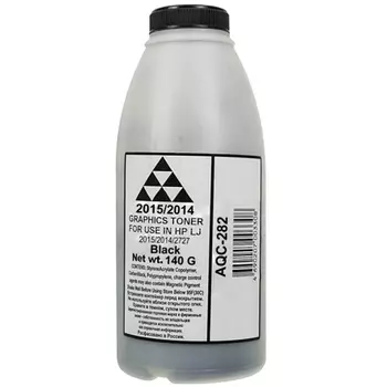 Тонер AQC AQC-282, банка 140г, черный, совместимый, для LJ 2015 / 2014 / 2727