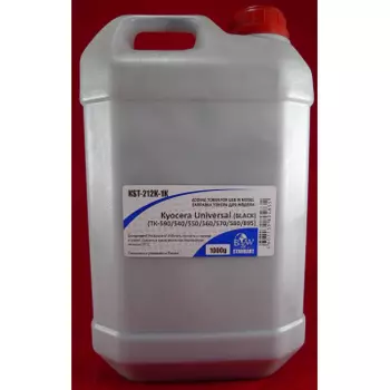 Тонер B&W KST-212K-1K, канистра 1 кг, черный, совместимый для Kyocera Universal (TK-590/540/550/560/570/580), Premium