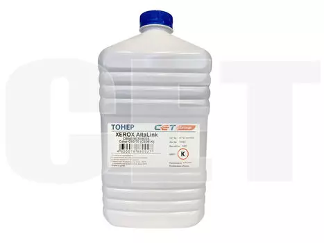 Тонер CET CE08-K, бутыль 660 г, черный, совместимый для Xerox WorkCentre 7975, WorkCentre 7970, WorkCentre 7965, WorkCentre 7855, WorkCentre 7840, WorkCentre 7835, WorkCentre 7830, WorkCentre 7755, WorkCentre 7675, WorkCentre 7665, WorkCentre 7655, WorkCentre 7556, WorkCentre 7545, WorkCentre 7535, WorkCentre 7530, WorkCentre 7525, Versalink C8000W, Versalink C8000, IVC5575, IVC5570, IVC4470, IVC3375, IVC3373, IVC3371, IVC3370, IVC2277, IVC2270, DocuColor 252, DocuColor 250, DocuColor 242, DocuColor 240, Color C75, Color C70, Color C60, Color 570, Color 560, Color 550, AltaLink C8070, AltaLink C8055, AltaLink C8045, AltaLink C8035, AltaLink C8030, универсальный (CET111039660)