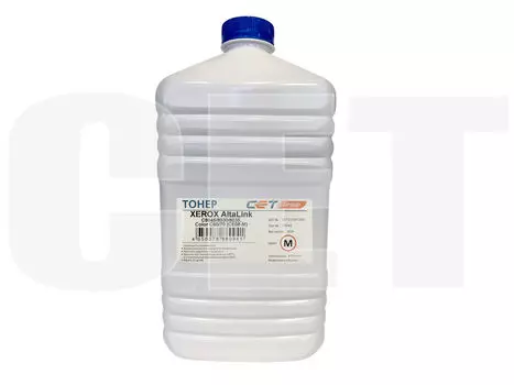 Тонер CET CE08-M, бутыль 630 г, пурпурный, совместимый для Xerox WorkCentre 7975, WorkCentre 7970, WorkCentre 7965, WorkCentre 7855, WorkCentre 7840, WorkCentre 7835, WorkCentre 7830, WorkCentre 7755, WorkCentre 7675, WorkCentre 7665, WorkCentre 7655, WorkCentre 7556, WorkCentre 7545, WorkCentre 7535, WorkCentre 7530, WorkCentre 7525, Versalink C8000W, Versalink C8000, IVC5575, IVC5570, IVC4470, IVC3375, IVC3373, IVC3371, IVC3370, IVC2277, IVC2270, DocuColor 252, DocuColor 250, DocuColor 242, DocuColor 240, Color C75, Color C70, Color C60, Color 570, Color 560, Color 550, AltaLink C8070, AltaLink C8055, AltaLink C8045, AltaLink C8035, AltaLink C8030, универсальный (CET111041630)