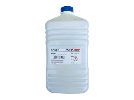 Тонер CET HT8-C, бутыль 500 г, голубой, совместимый для Ricoh MPC2003, MPC2004, MPC2503, MPC2504, MPC3003, MPC3004, MPC3503, MPC3504, MPC4503, MPC4504, MPC5503, MPC5504, MPC6003, MPC6004, MPC2011SP, MPC306, MPC307, MPC406, IMC3000, IMC3000A, IMC3500, IMC3500A, IMC4500, IMC4500A, IMC5500, IMC5500A, IMC6000, MPC501SP (CET8524C500)