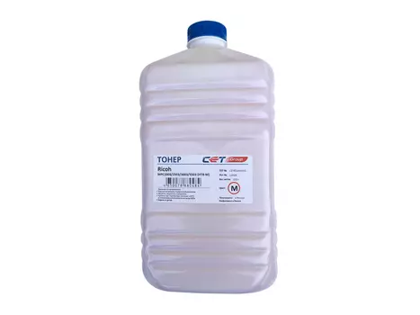 Тонер CET HT8-M, бутыль 500 г, пурпурный, совместимый для Ricoh MPC2003, MPC2004, MPC2503, MPC2504, MPC3003, MPC3004, MPC3503, MPC3504, MPC4503, MPC4504, MPC5503, MPC5504, MPC6003, MPC6004, MPC2011SP, MPC306, MPC307, MPC406, IMC3000, IMC3000A, IMC3500, IMC3500A, IMC4500, IMC4500A, IMC5500, IMC5500A, IMC6000, MPC501SP (CET8524M500)