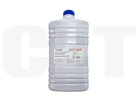 Тонер CET KB9, бутыль 500 г, черный, совместимый для Konica Minolta Bizhub 164 (CET111132-500)