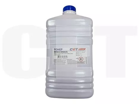 Тонер CET NF8K, бутыль 500 г, черный, совместимый для Konica Minolta Bizhub C258 (CET111109K-500)