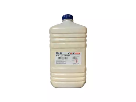 Тонер CET PK202, бутыль 500 г, желтый, совместимый для Kyocera ECOSYS P6030cdn, FS-C5300DN, FS-5350DN, TASKalfa 250ci, TASKalfa 300ci, ECOSYS M6026cidn, ECOSYS M6526cdn, ECOSYS M6526cidn, ECOSYS P6026cdn, FS-C2026MFP, FS-C2126MFP, FS-C2126MFP+, FS-C2526MFP, FS-C2626MFP, FS-C5250DN, FS-C8520MFP, FS-C8525MFP, TASKalfa 205c, TASKalfa 255c, TASKalfa 2551ci, TASKalfa 2550ci, ECOSYS P7035cdn, FS-C5400DN, FS-C5100DN, TASKalfa 400ci, TASKalfa 500ci, FS-C5200DN, ECOSYS P6021cdn, FS-C5150DN, FS-C8020MFP, FS-C8025MFP, FS-C8520MFP, FS-C8525MFP (OSP0202Y-500)