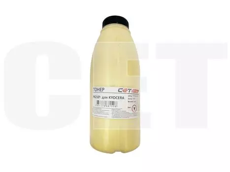 Тонер CET PK210Y, бутыль 100 г, желтый, совместимый для Kyocera KYOCERA: TASKalfa 6053ci, TASKalfa 6052ci, TASKalfa 5053ci, TASKalfa 5052ci, TASKalfa 4053ci, TASKalfa 4052ci, TASKalfa 3553ci, TASKalfa 3552ci, TASKalfa 3253ci, TASKalfa 3252ci, TASKalfa 2553ci, TASKalfa 2552ci, ECOSYS P8060cdn, ECOSYS P7240cdn, ECOSYS P7040cdn, ECOSYS P6235cdn, ECOSYS P6230cdn, ECOSYS M6635cidn, ECOSYS M6630cidn, ECOSYS M6235cidn, ECOSYS M6230cidn (OSP0210Y-100)