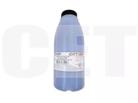 Тонер CET TF8C + TF8D, бутыль 232 г, голубой, совместимый для Canon iRC3025i, iRC3025, iRC3020, iR C3125i, в комплекте: девелопер (CET7496C232)