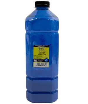 Тонер Hi-Color, бутыль 300 г, голубой, совместимый для Xerox WorkCentre 7425/7525/7530/7535/7545/7556/7830/7835/7845/7855/7428/7435, с носителем (20111316)