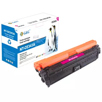 Картридж лазерный G&G GG-CE343A (CE343A), пурпурный, 15000 страниц, совместимый для LaserJet Enterprise 700 M775