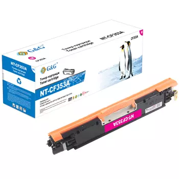 Картридж лазерный G&G GG-CF353A/NT-CF353A, пурпурный, 1000 страниц, совместимый для LJ Pro M176n / M177fw
