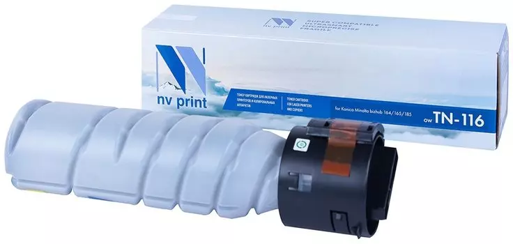 Картридж лазерный T2 TC-MTN116 (TN-116), черный, 11000 страниц, совместимый для Konica Minolta