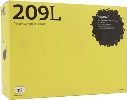 Картридж лазерный T2 TC-S209L (MLT-D209L/MLT-D209L), черный, 5000 страниц, совместимый для Samsung ML-2855ND/SCX-4824FN/4828FN