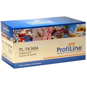 Картридж лазерный ProfiLine PL-TK-360 (TK-360), черный, 20000 страниц, совместимый для Kyocera Mita FS-4020DN