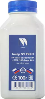 Тонер NV Print, бутыль 100 г, черный, совместимый для LJ 1010