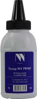 Тонер NV Print, бутыль 50 г, черный, совместимый для Brother HL-1112/1212, DCP-1512