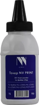 Тонер NV Print, бутыль 90 г, черный, совместимый для Brother HL-L2300/L2340/L2360/L2365, DCP-L2500