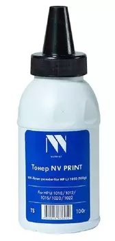 Тонер NV Print NV-HP LJ 1010 (100г) 100 г, черный, совместимый для LJ 1010/1012/1015/1020/1022