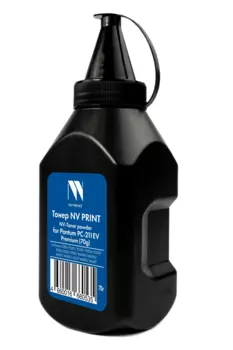 Тонер NV Print Premium PC-211EV, бутыль 70 г, черный, совместимый для Pantum P2200/P2207/P2507/M6500/M6600/P2500/P2506/P2216/P2516/P2518/M6506/M6507/M6607/M6557/6550 (NV-Pantum-PR-70G)