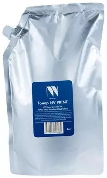 Тонер NV Print Premium универсальный, пакет 1 кг, черный, совместимый для Canon LJ P1005 P1005/P1006/P1102/M1132/M1212/M1214/M1217/M1120/P1505/M1522/P1566/M1536/P1606/M125/M127/M201/M225, MF211/212/216/217/226/229/MF4370/MF4410/MF4430/MF4450/MF4570/MF4580/ MF4750/MF4780/MF4890/LBP3010/3100/3250/6000/6020/6030/6200 (TN-NV-1005-PR-1KG-BAG)