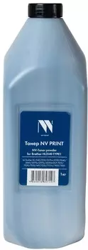 Тонер NV Print Type1, бутыль 1 кг, черный, совместимый для Brother HL-2140/2150/2170w,2030/2040/2045/2070n/2075n/6050d,DCP-7010/7020/7025/MFC7220/7225n/7420/7820 (TN-NV-HL2140-TYPE1-1KG)