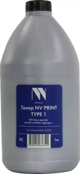 Тонер NV Print Type 1, бутыль 1 кг, черный, совместимый для LJ M104/M132 (475101)