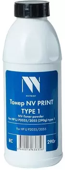 Тонер NV Print универсальный 290 г, черный, совместимый для LJ P2035/2055 (NV-HP LJ P2035(290г)type1)