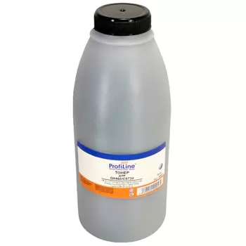 Тонер ProfiLine PL-340-TNR-Q2670/Q6460/Q6, бутыль 340 г, черный, совместимый для Canon CLJ 4730/CLJ CP3505/CLJ 3500/CLJ 3550/CLJ 3700/CLJ 5500/CLJ 5550/CLJ 3600/CLJ 3800/CLJ 1500/CLJ 2500/CLJ 2550/CLJ 2820/CLJ 2840/CLJ 3525/CLJ 5220/CLJ 5225/CLJ 4005/CLJ 4025/CLJ 4525 (PL-340-TNR-Q2670/Q6460/Q6)