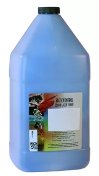 Тонер Static Control KYTK895-1KG-C, бутыль 1 кг, голубой, совместимый для Kyocera Mita FS C8020/C8025/C8520