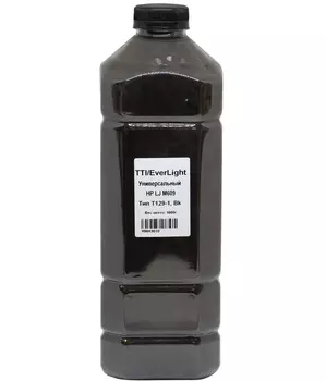 Тонер TTI/Everlight Тип T129-1, бутыль 1 кг, черный, совместимый для универсальный LJ M609 (V0043010)
