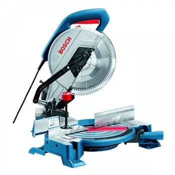 Торцовочная пила Bosch GCM 10 MX, 2 кВт, 4800 об/мин, диаметр диска 25.4 см, В комплекте пильный диск Optiline 40T (0601B29021)