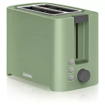 Тостер BBK TR81M 800Вт, подогрев, размораживание, зеленый (TR81M)