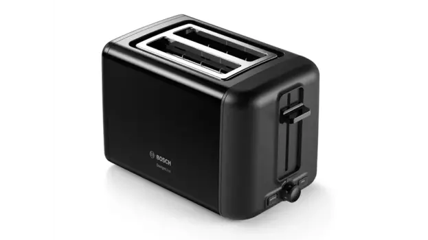 Тостер Bosch TAT3P423 970Вт, подогрев, размораживание, черный (TAT3P423)