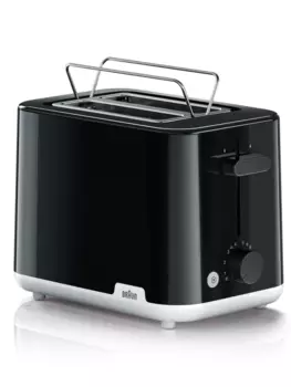 Тостер Braun HT1010BK 900 Вт, подогрев, размораживание, черный