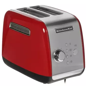 Тостер KitchenAid 5KMT221 5KMT221EER 1.1 кВт, подогрев, размораживание, красный (5KMT221EER)