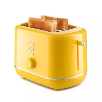 Тостер Kitfort КТ-2050-5 850 Вт, подогрев, желтый
