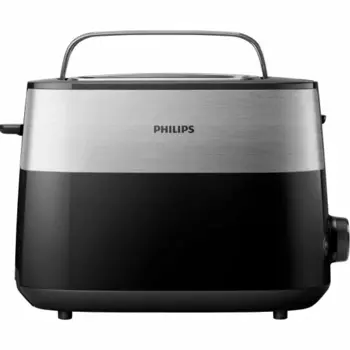 Тостер Philips HD2517/90 830 Вт, подогрев, размораживание, нержавеющая сталь/черный (HD2517/90)