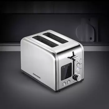 Тостер Redmond T902 800 Вт, подогрев, размораживание, нержавеющая сталь (T902)