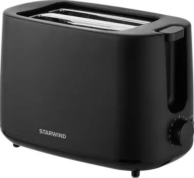 Тостер Starwind ST3106 750 Вт, черный (ST3106)