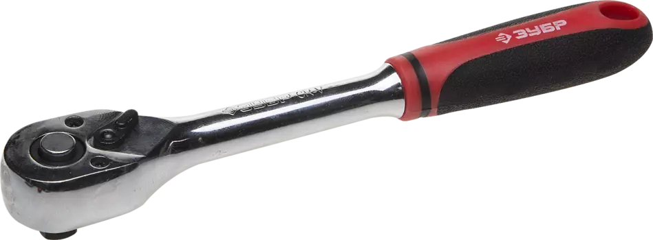 Трещотка Зубр МАСТЕР, 1/4", реверсивная (27736-1/4)