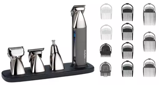 Триммер Babyliss MT996E, насадок 15, серебристый (MT996E)