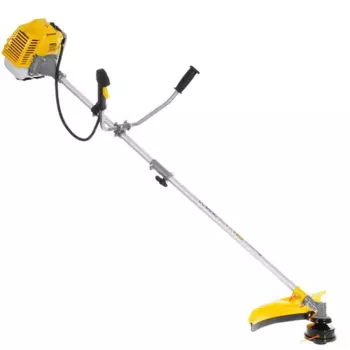 Триммер бензиновый Champion T433-2, 1.7 л.с., 6500 об/мин, бензиновый, реж.эл.: леска/нож, Т-образная (велосипедная) рукоять, плечевой ремень, верхнее положение двигателя, 7.2 кг (T433-2)