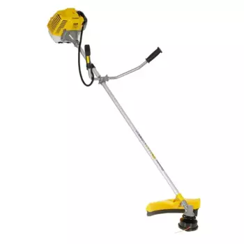 Триммер бензиновый Champion T433S-2, 1.7 л.с., 6500 об/мин, бензиновый, реж.эл.: леска/нож, Т-образная (велосипедная) рукоять, плечевой ремень, верхнее положение двигателя, 7.2 кг (T433S-2)