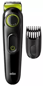 Триммер Braun BT3323, насадок 1, черный/зеленый (BT3323)