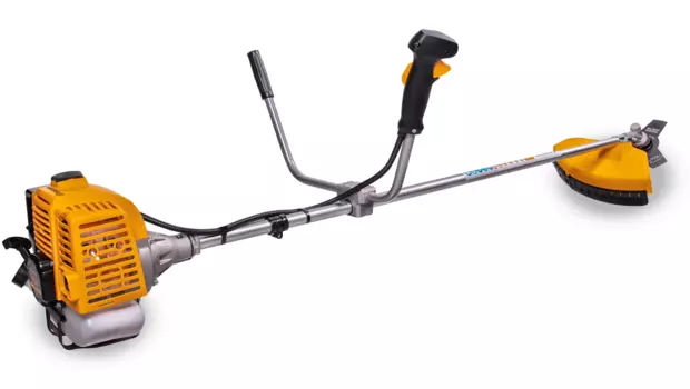 Триммер Champion Т517, 2 л.с., 9000 об/мин, бензиновый, реж.эл.: леска/нож, U-образная рукоять, плечевой ремень, верхнее положение двигателя, 7.2кг (Т517)