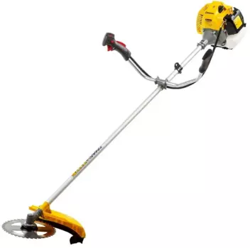 Триммер Champion T523S-2, 1.4 кВт, 1.9 л.с., 2800 об/мин, бензиновый, реж.эл.: леска и нож, U-образная рукоять, плечевой ремень, верхнее положение двигателя, 8.5 кг (T523S-2)