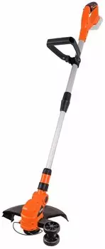 Триммер Ferm GTM1005, 8000 об/мин, аккумуляторный, реж.эл.: леска, d-образная рукоять, нижнее положение двигателя, 2.1 кг, без акб и зу