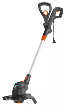 Триммер GARDENA ComfortCut 550/28, 550Вт, 11500 об/мин, сетевой, реж.эл.: леска, d-образная рукоять, нижнее положение двигателя, 2.8кг, регулировка рабочего положения головки: под углом 0, 10 или 60 градусов; функция обработки кромок в вертикальном положении (09872-20.000.00)